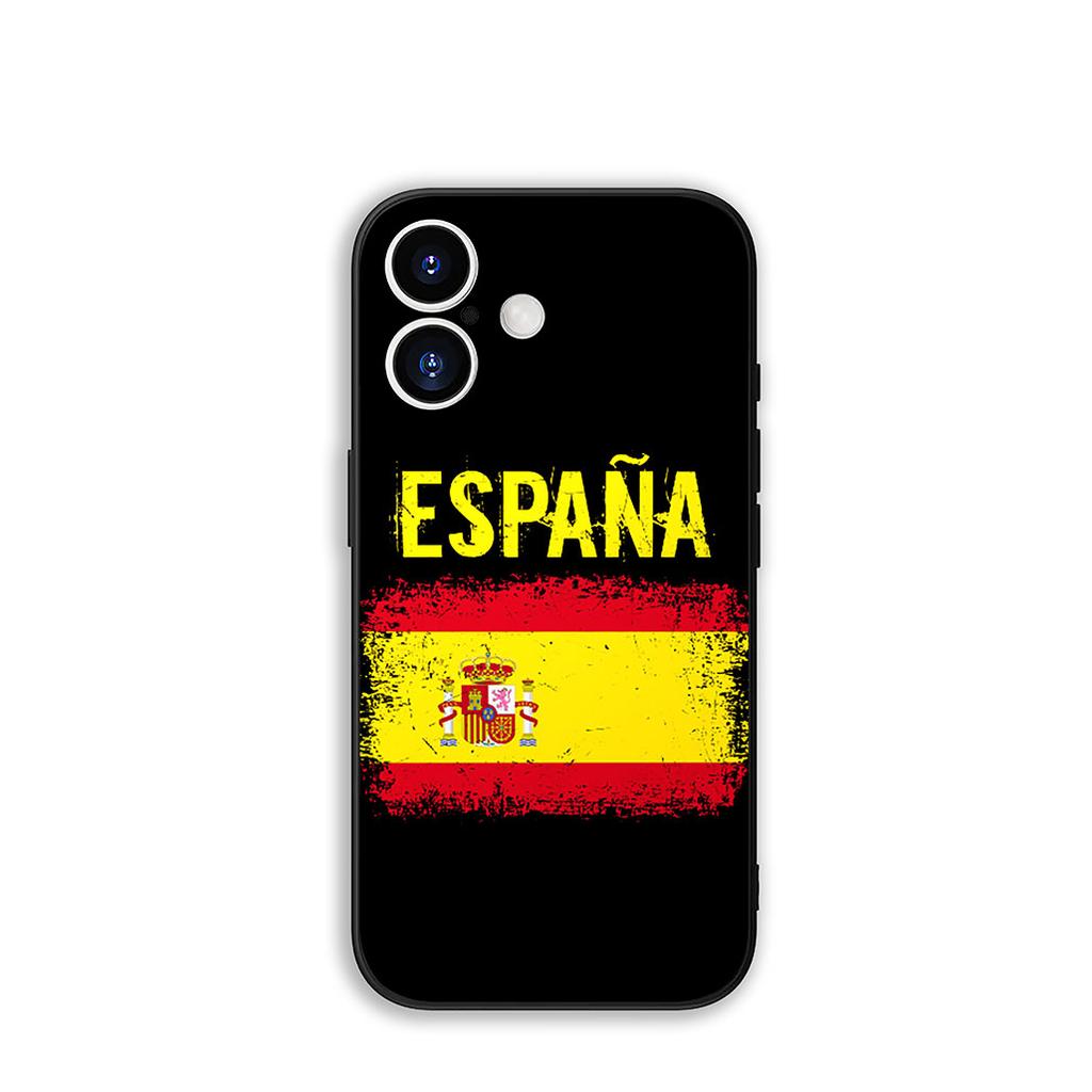 Cover for Samsung Galaxy A55 A56 A25 A36 A54 S8 S9 S21 S20 FE A53 A13 A12 A14 A33 A70 A71 A51 A21S Case Spain Flag Yellow Red