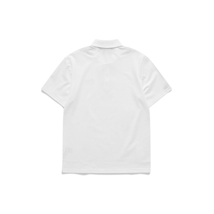 FILA Fusion Lifestyle Logo Casual Sports Polo Shirt Men tops White T11M123101FWT