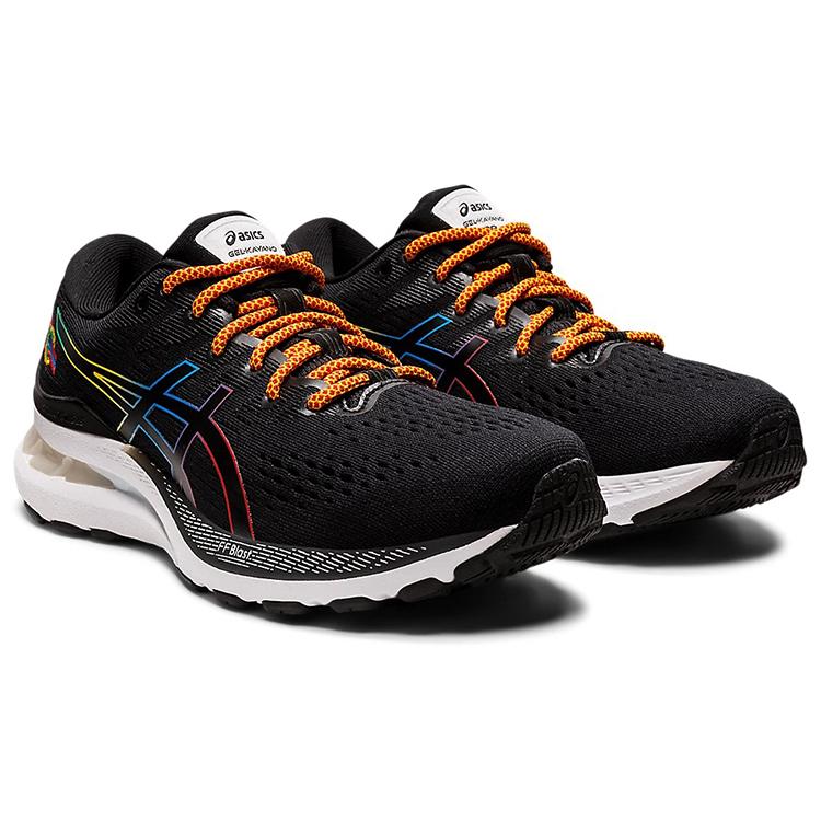 New Asics Gel Kayano 28 'Black Orange' Women's 1012B251-001