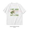 Ho l'ADHD Deficit di Attenzione Aspetta È Quello Una Rana Maglietta Classica Donna Uomo Casual Cotone Magliette Grafiche Streetwear Creativo