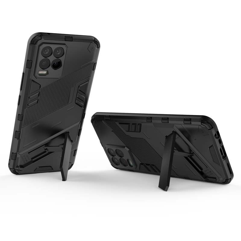Armor Case for Realme 8 Pro Shockproof Lens Camera Protective Robot Holder Back for OPPO Realme 7 Pro 8 Realme8 Phone Cover