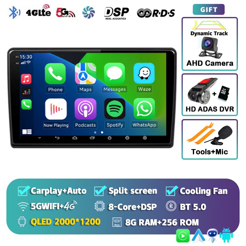 Android 14 Carplay Auto Car Radio For Hyundai H1 2007 - 2015 Multimedia Player Navigation GPS 2Din 4G+Wifi Stereo Head Unit DVD