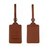 Customizable PU Leather Luggage Tag with Corporate Logo