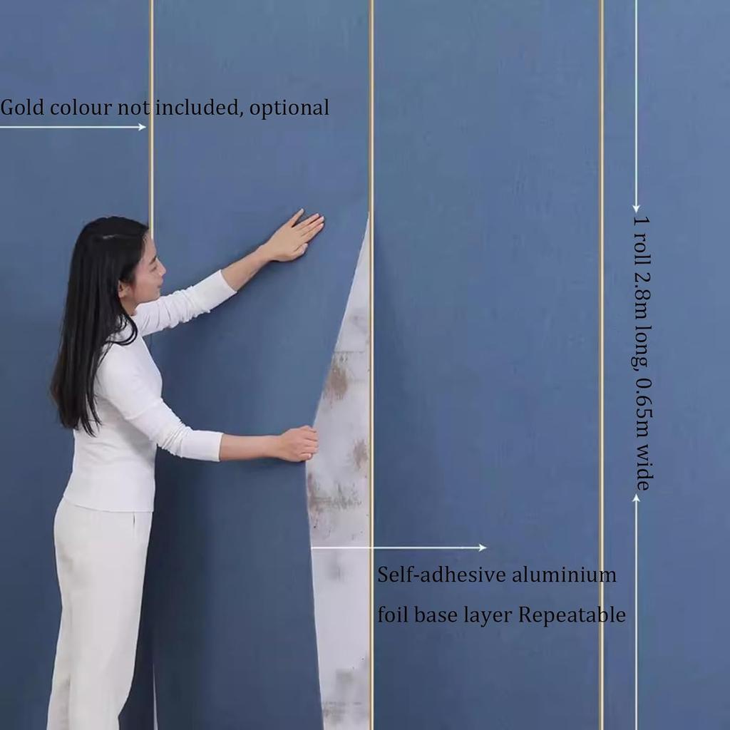 Peel And Stick Wall Panels 5mm Self Adhesive Foam Wallpaper Waterproof Anti-collision Heat Insulation Upholstered For Interior Wall Decor Bedroom