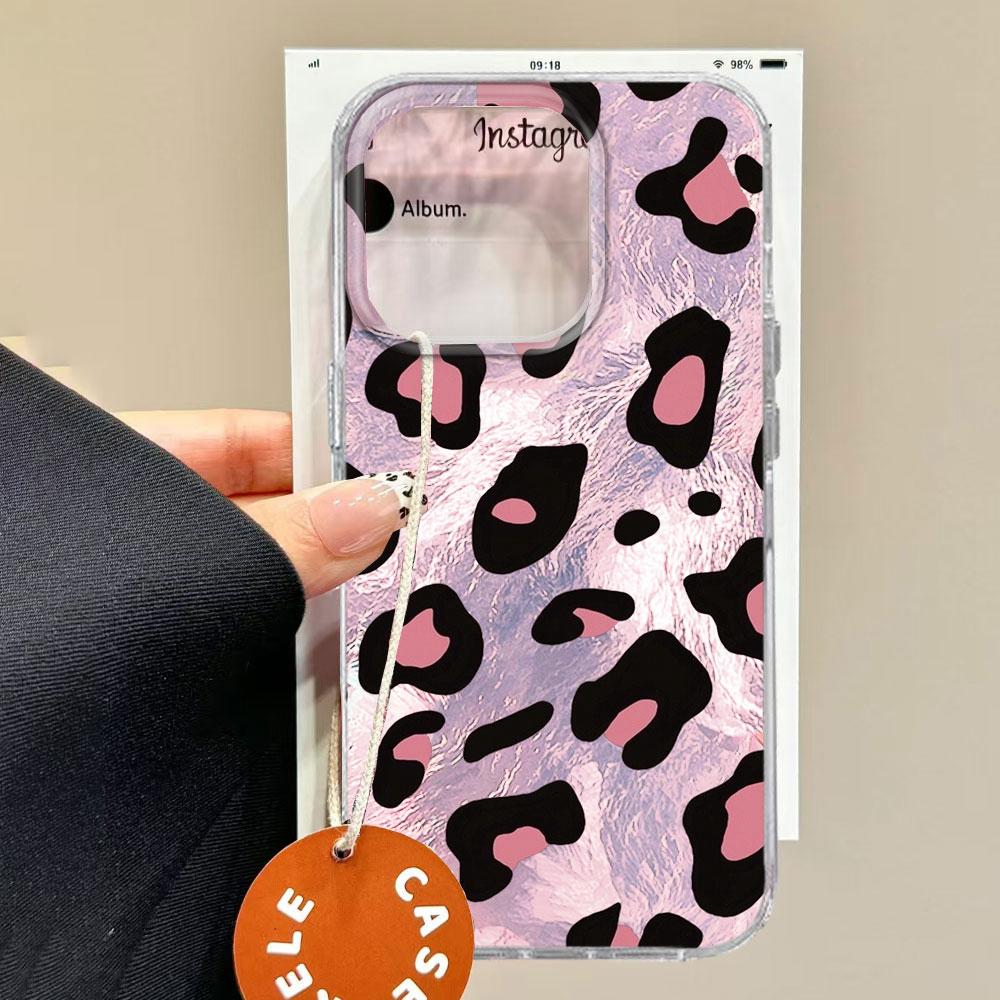 Korean Amber Gold Leopard Print Phone Case for Xiaomi Redmi Note 15 14 13 12 11 10 10S 8 9 Pro 15C 9C 13C 14C A3 11S 9C Cover