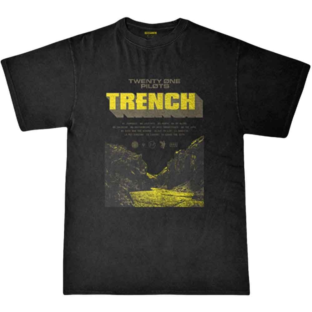 Twenty One Pilots Trench Cliff T-Shirt Black New Unisex T-Shirt S