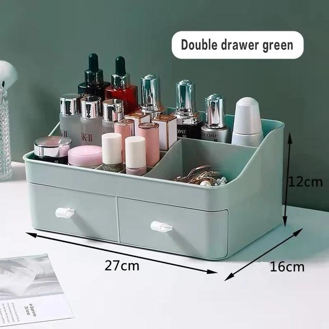 Make-up-Organizer mit großer Kapazität, Badezimmer-Make-up-Aufbewahrungsbox, Damen, Hautpflege, Frisiertisch, Kosmetik, Lippenstift, Beauty Case