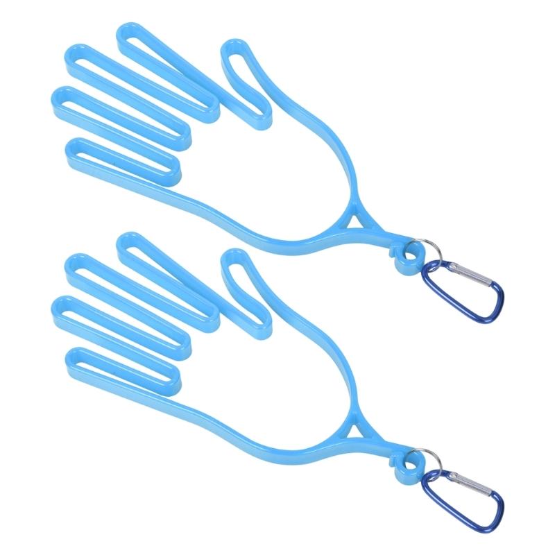 2Pcs Golfs Glove Stretcher Support Frame Golfs Glove Holder Hanger Keeper Rack Golfs Glove Dryer Shaper Tool for Golfer
