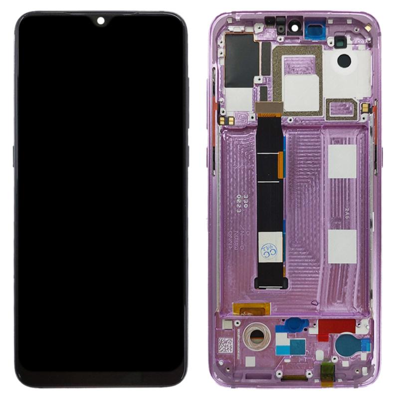 

For Xiaomi Mi 9 OEM Grade S AMOLED Screen and Digitizer Assembly+Frame Spare Part (without Logo) Purple