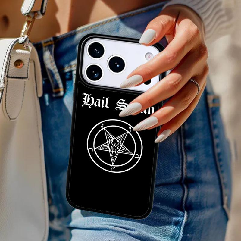 Satanic Pentagram Baphomet Phone Case For iPhone 17 Air 14 15 13 12 Max Cover For Apple 16e 11 Pro Max Plus Coque