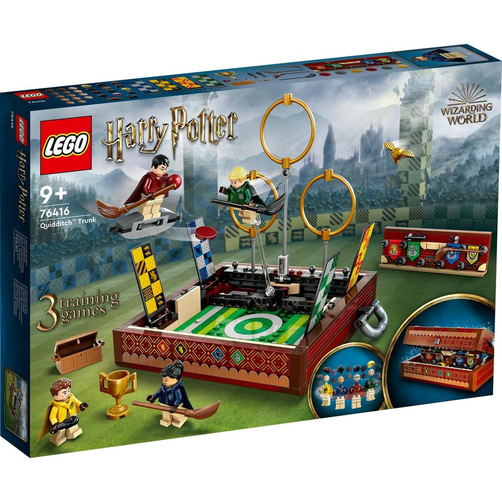 LEGO Harry Potter Magic Trunk 76416 Toy Block Současnost Fantasy Magic Boys Dívky 9 let<Quidditch Stadium> ~