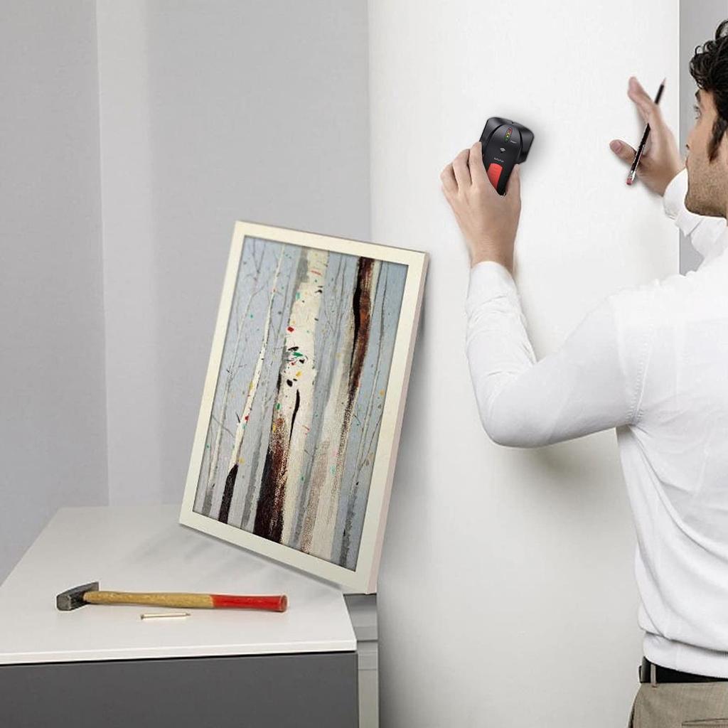 Senzor zadní stěny, Hledání základny, Hledání zadní stěny, Pro interiérové materiály, Detekce dřeva, Vysoká citlivost, 9V a japonský manuál v balení ST100