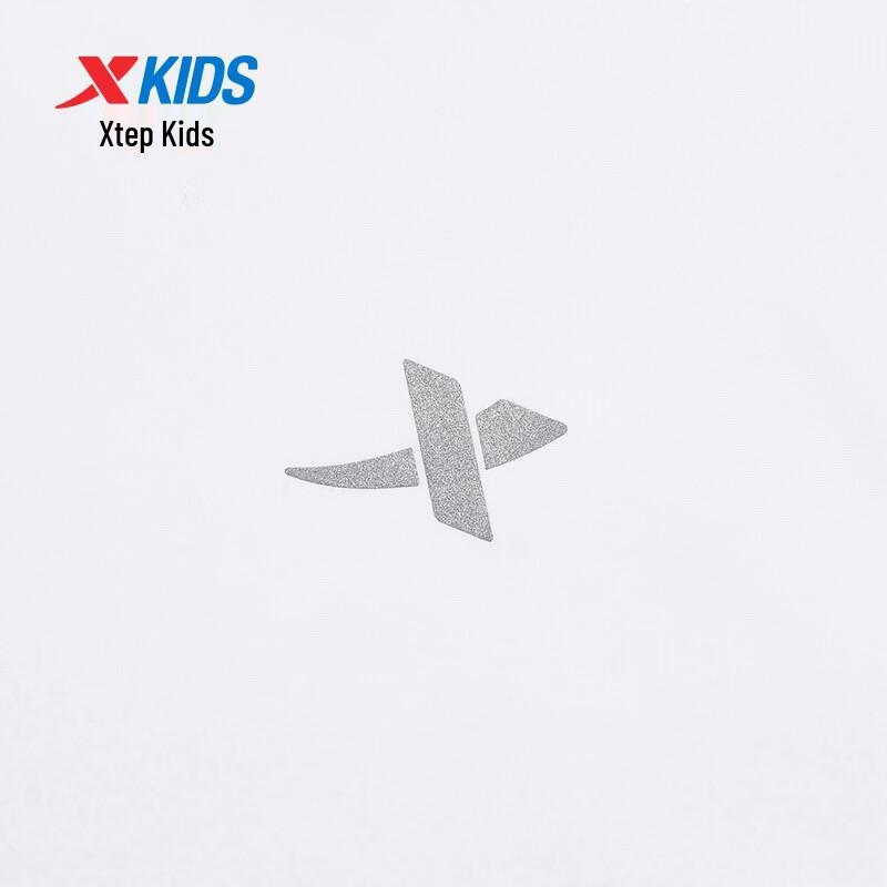 XTEP Boys' Color-Block Round Neck Short Sleeve Knit Shirt