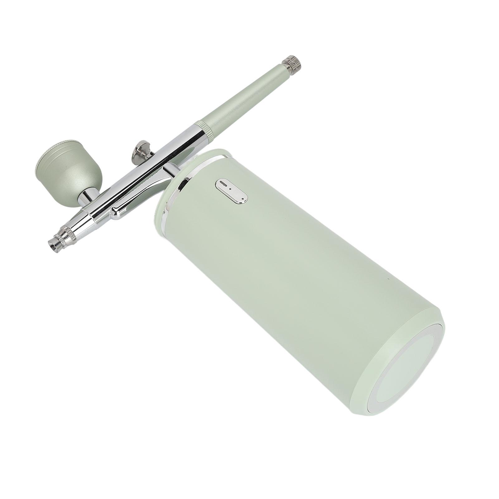 

Аппарат для инъекций кислорода в лицо, портативный аэрограф с водой и кислородом высокого давления для салона красоты, зеленый