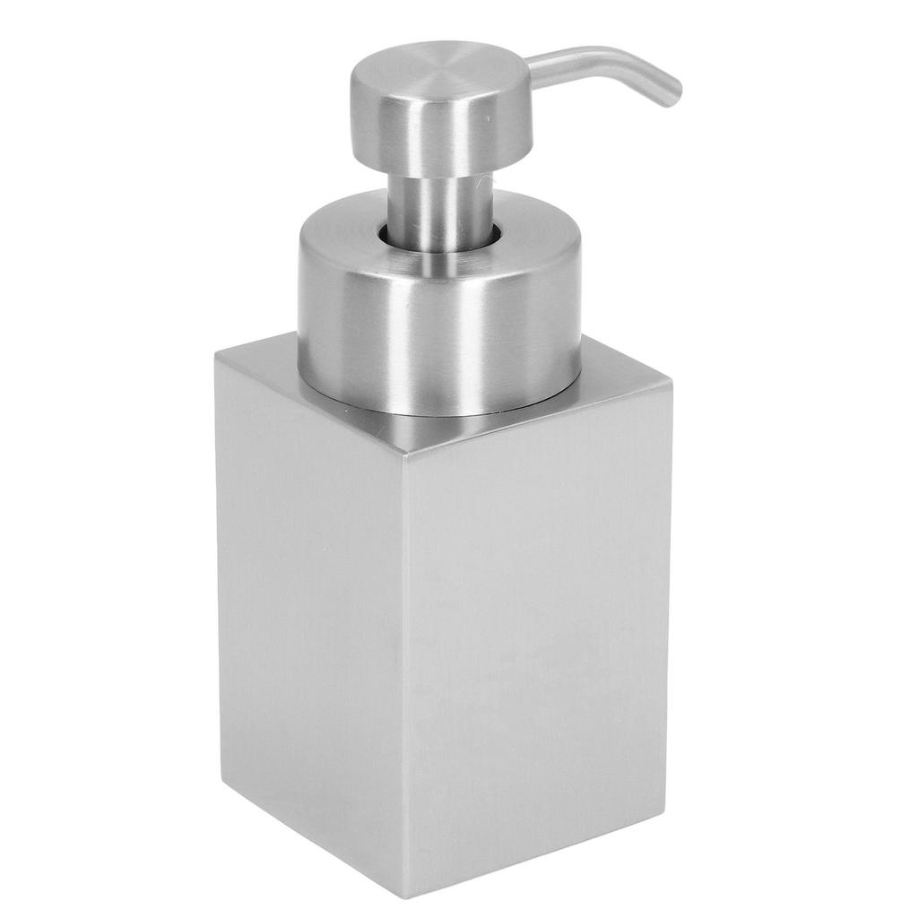 Foaming Soap Dispenser Stainless Steel Shower Gel Shampoo Dispenser with PP Pump Head for Bathroom Kitchen Laundry Room