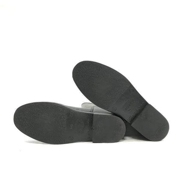 DAFNA Long Back Gore Rain Rubber Boots Women’s 37 23.5 Black Riding Boots Shoes(USED)