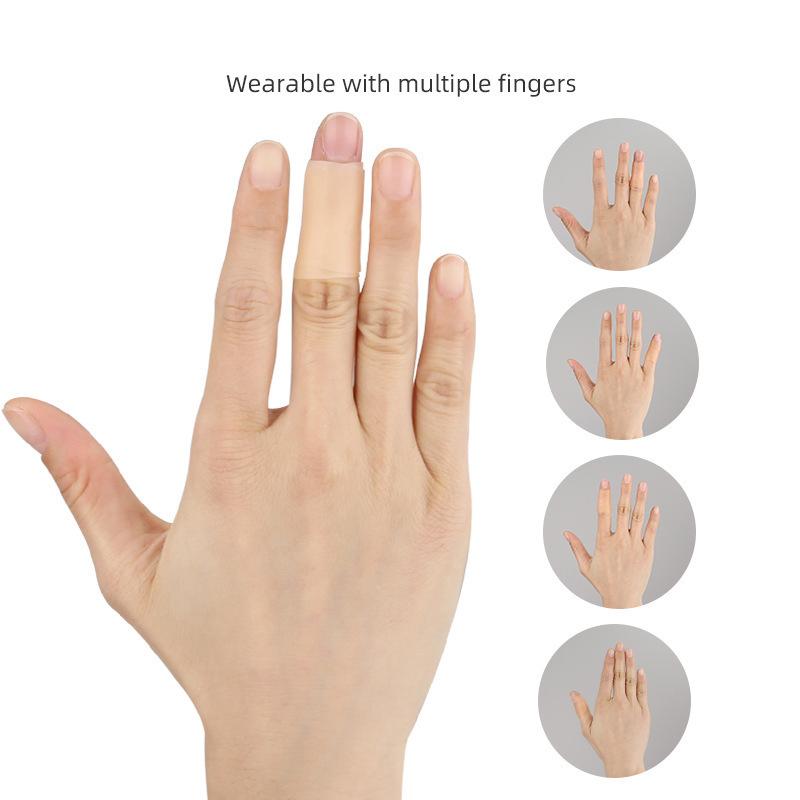 Silicone Finger Protective Patch Wrapping Compression Waterproof Finger Patch Finger Pain Relief Soft Bandage Breathable