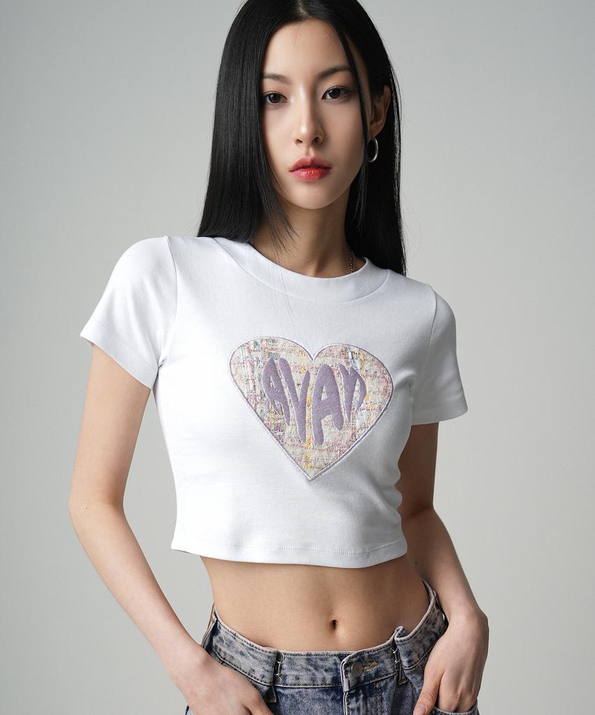 Urban Dress Tweed Van Heart Short Sleeve - 2Col