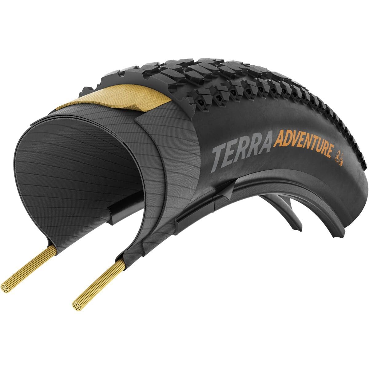 

Continental Terra Adventure Black FB Gravel Tire 28x1.75 (700x45C)