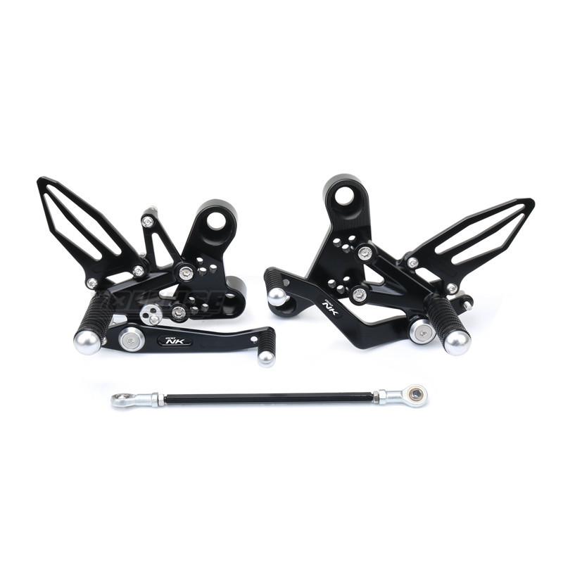 Motorcycle Accessory CNC Footrests Rearset Rear Footpeg Foot Rests For 800NK 800 NK 2023 2024 2025