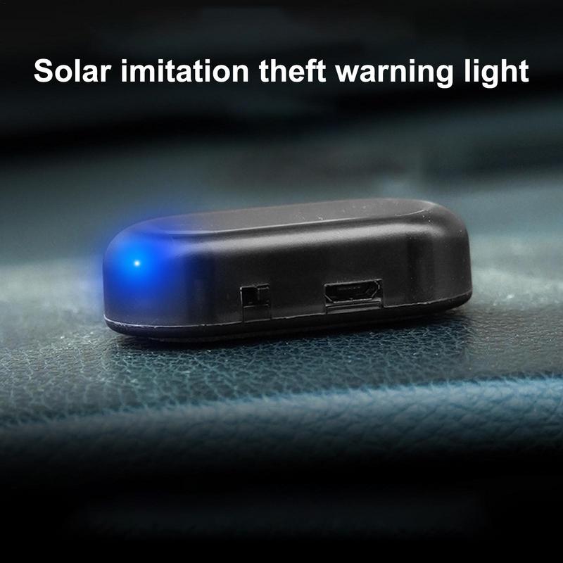 Automobile Solar Anti-theft Lamp Strobe Signal Security System Universal Flash Warning LED Light Alarm Lamp Car Accessories