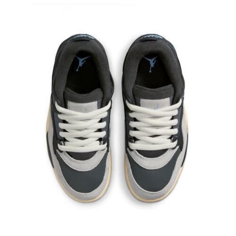 Air Jordan 4 RM GS Iron Grey Premium Leather Big Kids Trainers FQ7938-002