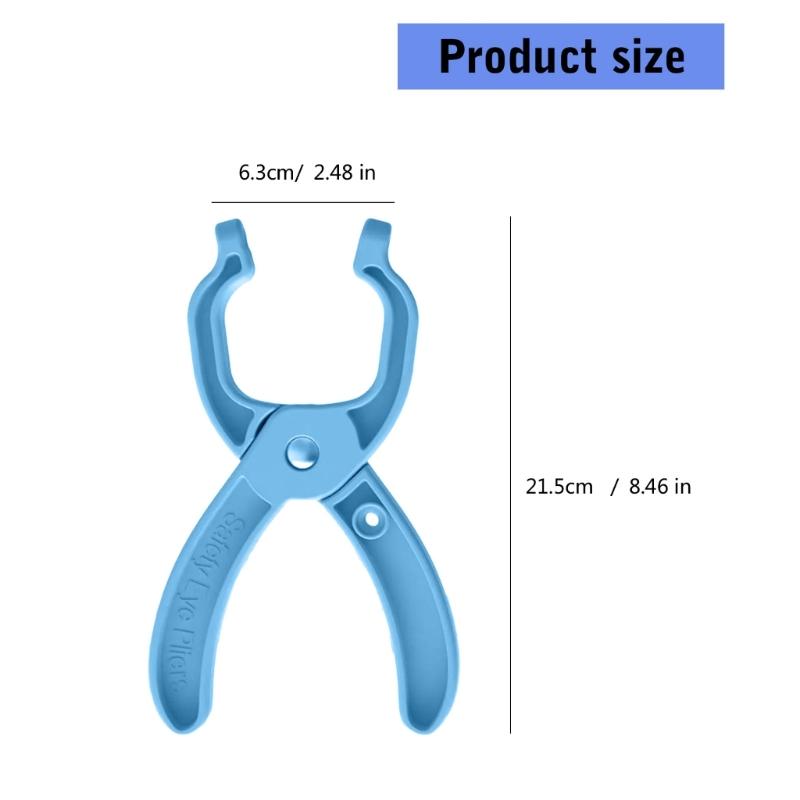 Safety Eye Tool Auxiliary Tool for Attaching Safety Eyes Ergonomic Handle Safety Eye Crochet Tool for Crocheting Project