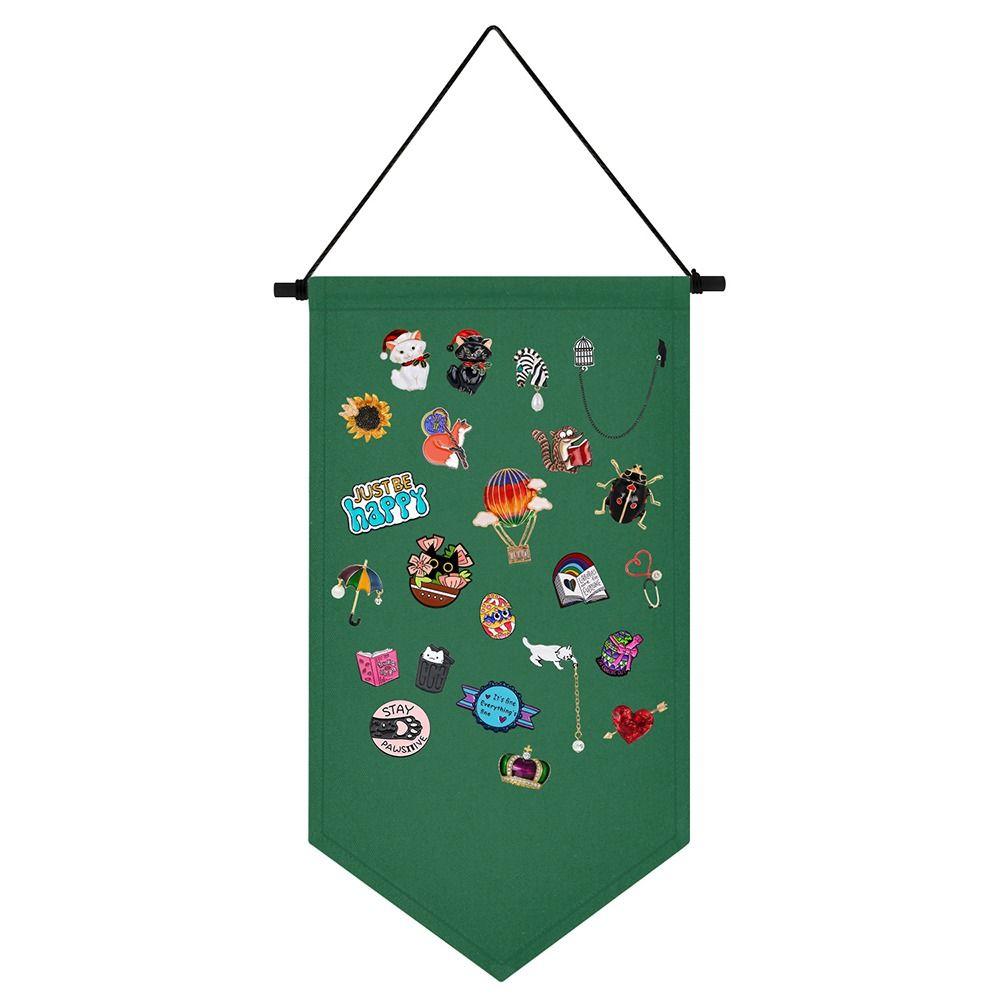 Multifunctional Badge Storage Wall Hanging Wall Canvas Banner Gift Collection Collection Board