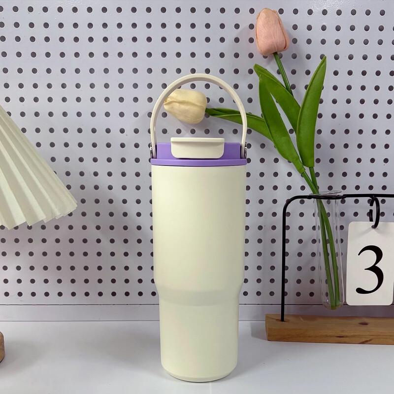 Shangqi Stainless Steel Dual-Drink Insulated Travel Mug