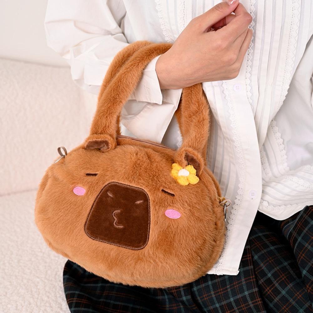 

High Capacity Animal Cartoon Tote Bag Trendy Messenger Bag Fashion Cosmetic Bag Women