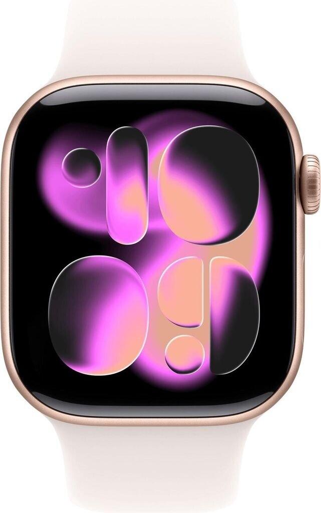 Apple Watch Series 11 GPS 42mm Aluminium Rose Gold Sport Band Light Blush S/M