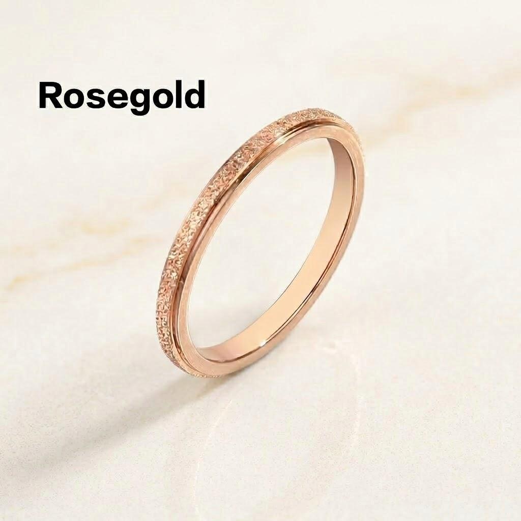Silberne Frosting Partnerringe für Hochzeit Verlobung Schmuck Geschenke Geburtstagsgeschenk Liebhaber Partnerringe für Männer und Frauen