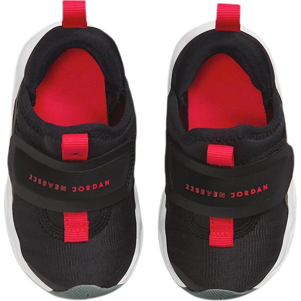 Air Jordan 23/7.2 EasyOn TD Black University Red Baby Sneakers Cool-Grey White HF3414-001