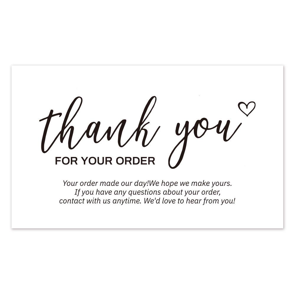 

Pink Thank You Coated Gift Card 30pcs/pack