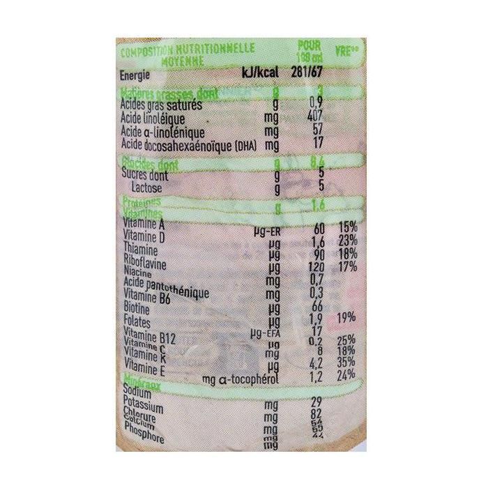 Babybio Lait Croissance Liquide 3ème Âge Bio 6 X 25cl