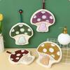 Mushroom Themed Hand Towel Coral Fleece Fabric Soft and Absorbent for Everyday Use