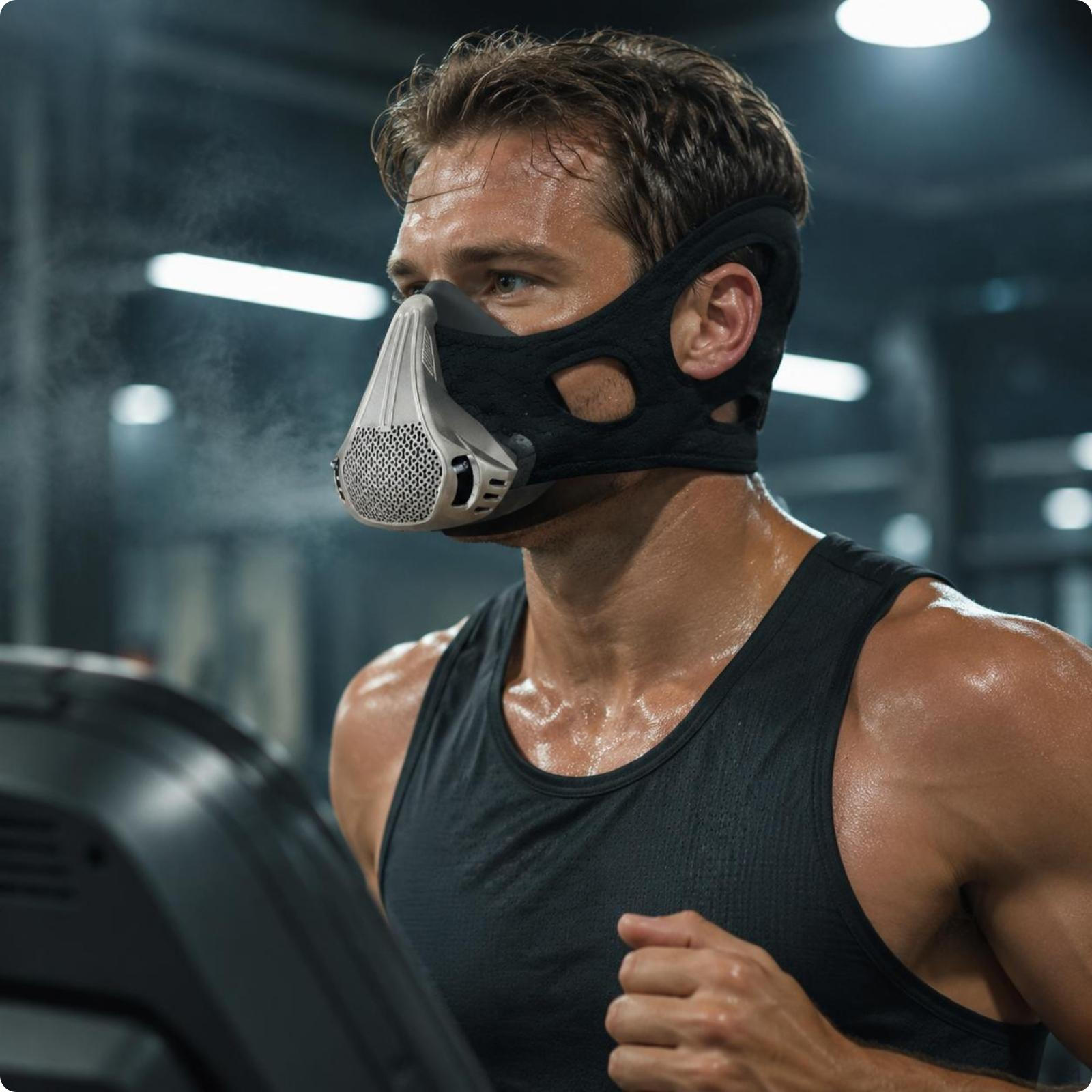High Altitude Simulation Respiratory Training Device 25 Levels Adjustable Breathing