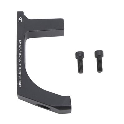 Fahrrad Scheibenbremsadapter Aluminiumlegierung Schwarz Montagehalterung Konverter Zubehör für Rennrad