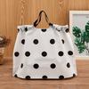 1pcs Gift Bag Thickened Drawstring Handbags Polka Dot Style Takeaway Packaging Handbags Shopping Bags Clothing Bags