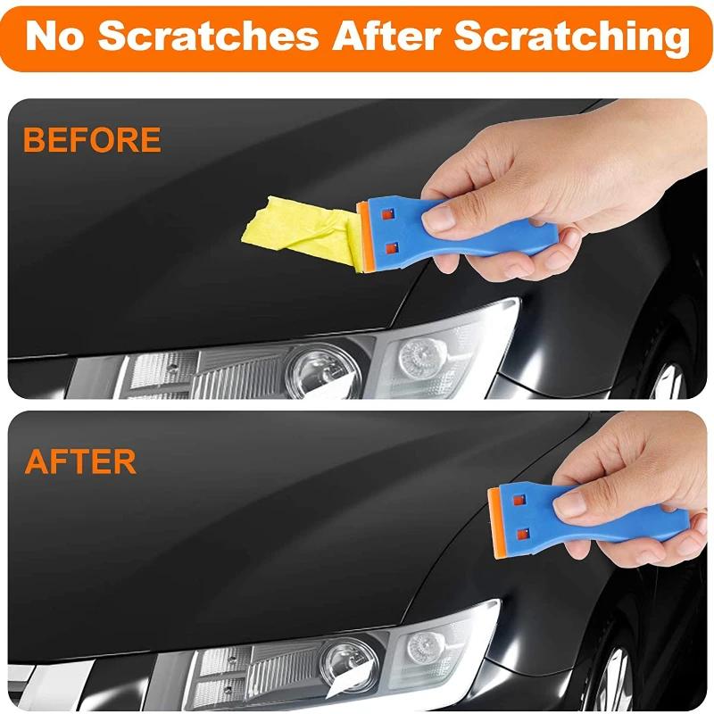 Glue Removal Scraper Multifunctional Plastic Glass Removal Cleaning Scraper Car Film Application Tool Kitchen Cleaning Shovel