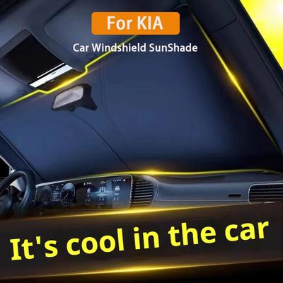 For Kia Rio 3 K2 K3 K4 K5 Sportege Picanto Optima Soul Ceed Sorento Forte Stinger Car Windshield Sunshades Cover Sun Protection