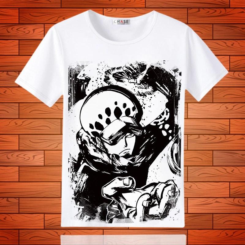 Cosplay One Piece Trafalgar Law Anime Manga T-Shirt Costumes Polyester New S
