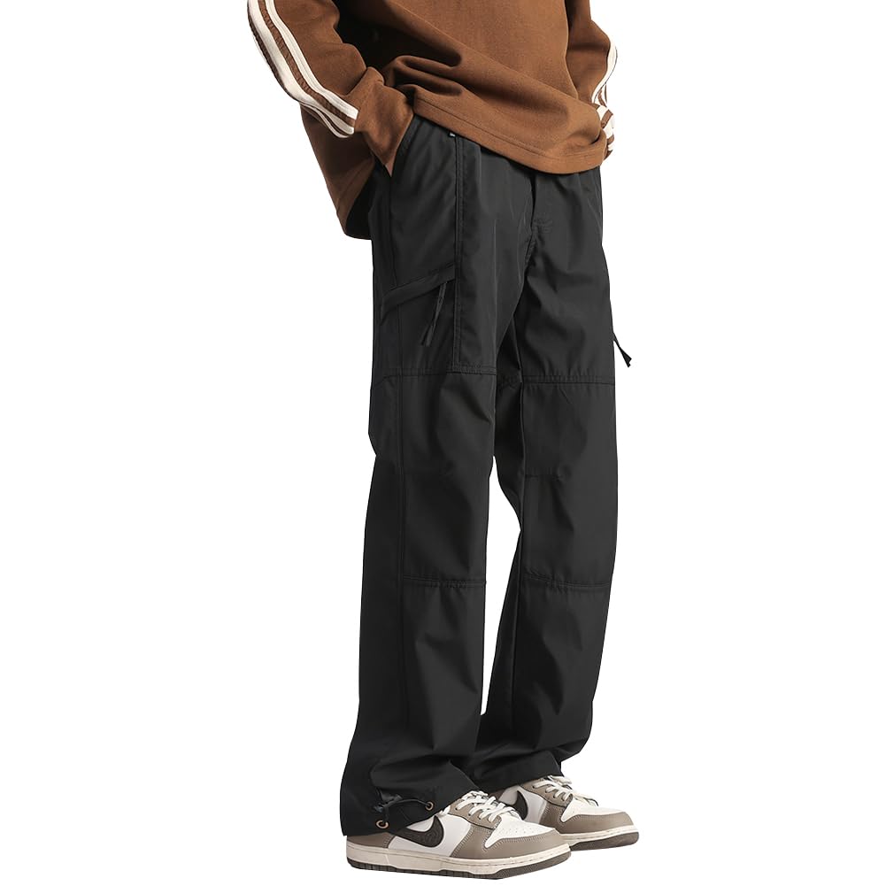 

TIDEWORD Cargo Plus Workwear Military Work Adjustable Elastic Solid Mountaineering Windproof and Waterproof Men s Pants, Sizes, Trousers, Pants, чёрный