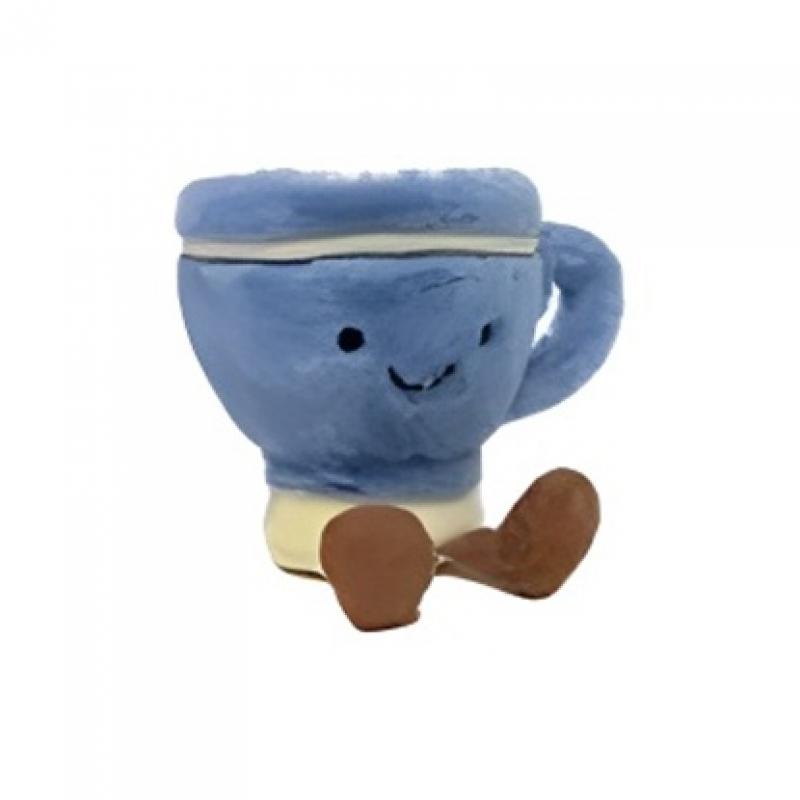 

Серія веселих предметів JELLYCAT Чайник Чашка для чаю Мила лялька Плюшева лялька 11 см заввишки Box Not Included