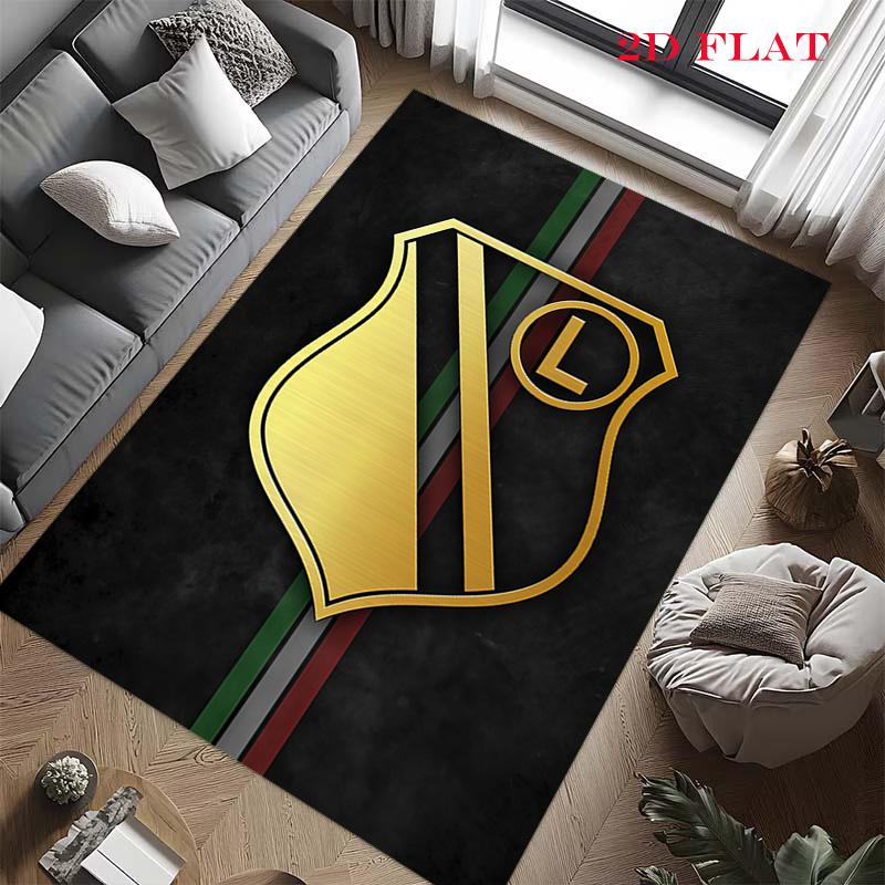 Legia Warsaw poster Carpet Rug for Living Room Bedroom Home Sofa Decoration,Kids play Nonslip Floor Mat
