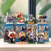 Zootopia Figure Set 4 Styles, Cute Cartoon Animal Characters PVC Collectible Model Toys, Best Gift for Kids Fans