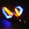 A Pair of Universal LED Motorcycle Turn Signal Light 12V IPX-6 Waterproof Daytime Running Lights Indicator Blinker Lamp