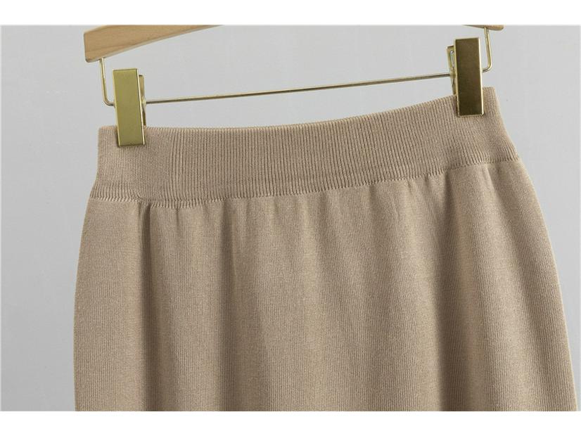 European Lantern Sleeve Bodycon Midi Skirt Set: French Socialite Style for Spring & Autumn