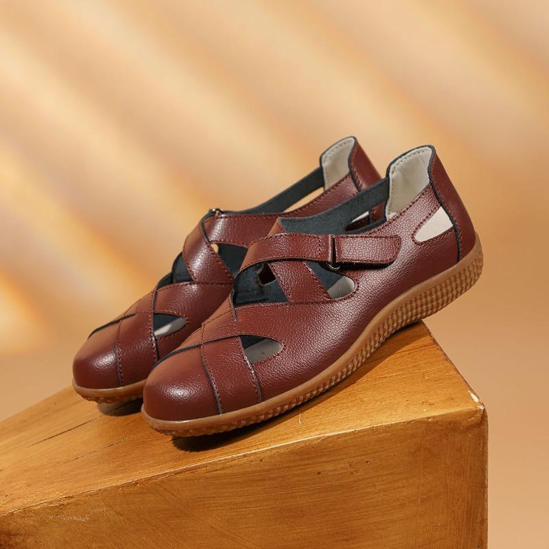 36-43 Summer Women's Hollow-out  Closed-toe Sandals Womens Closed Toe Sandals