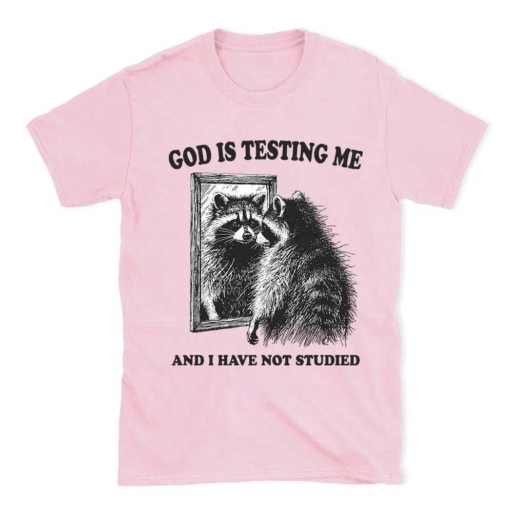 Das 2026 Sommer Neues Gott Testet Mich Unisex T-Shirt Ist Ein Trendiger Bestseller mit Rundhalsausschnitt und Aufdruck für Unisex und Damen